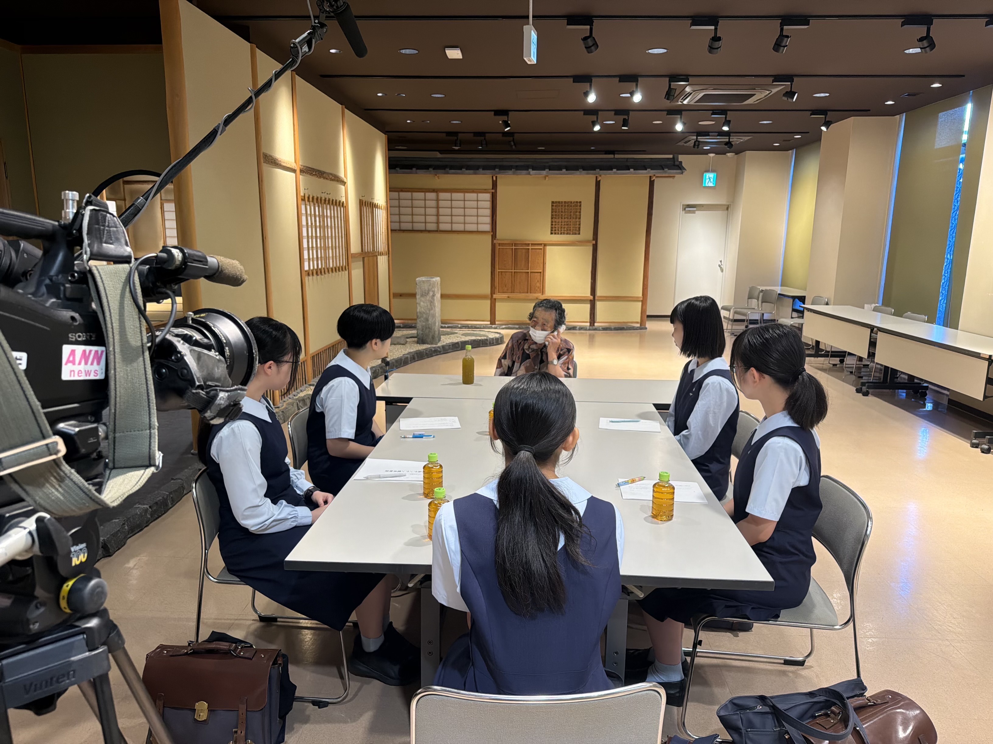 広島電鉄家政女学校一期生と対談
