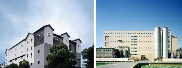 左:「白壁蔵」 右:「伏見工場」