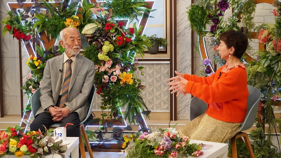 阿川さんのお話を聞く玉田さん