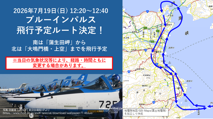ブルーインパルス飛行ルート(2)