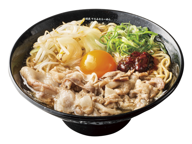 秘伝のニンニク醤油肉そば 830円(税込913円)