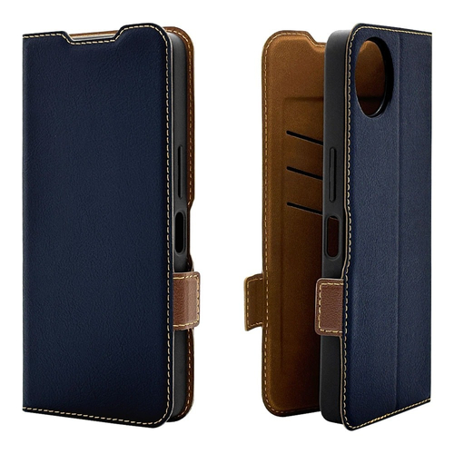 ネイビー&times;ブラウン