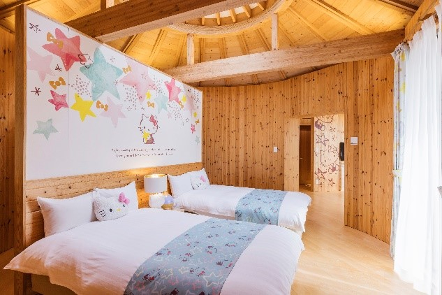 ▲グランシャリオ北斗七星 135&deg;「ハローキティ 星のコクーン」