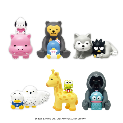 はぴだんぶい 天王寺動物園コラボフィギュア全6種