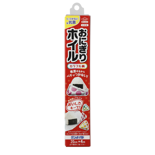 品名:抗菌おにぎりホイル カラフル柄４ⅿ　　　　　　　　　　JAN:4901987218845