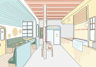 熱海プリン 来宮駅店 店内イメージ