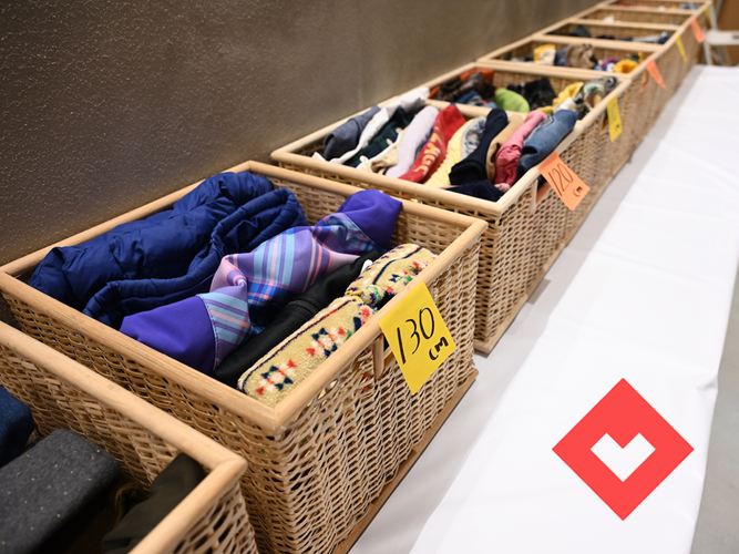 　▲きてみて！ピアッザ　～こども服のお譲り会～　