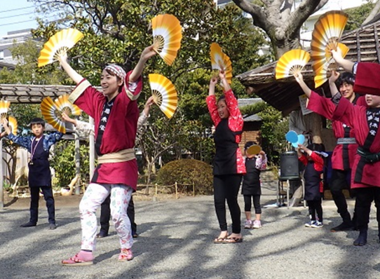 すずめ踊り（昨年度の様子）