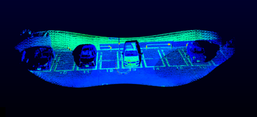 3D-LiDARによる点群表示
