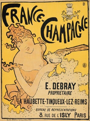 ピエール・ボナール《フランス・シャンパン》1891年