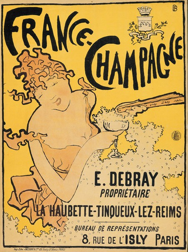 ピエール・ボナール《フランス・シャンパン》1891年