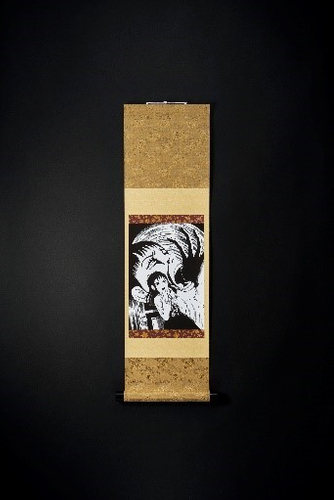 ミニ掛軸【楳図かずお_洗礼D】