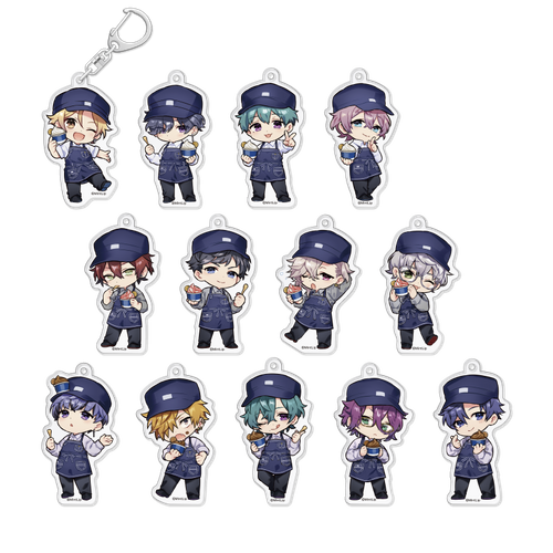 アクリルキーホルダー（ランダム　全１３種）　イメージ画像　&copy;MintLip