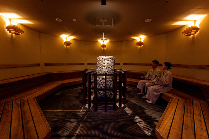「庭がSPA」のロウリュサウナでリフレッシュ
