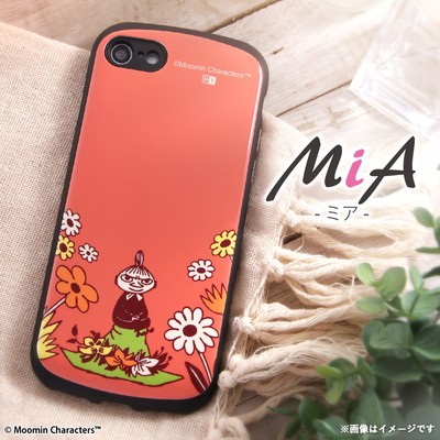 『ムーミン』/耐衝撃ケース MiA　リトルミイ＆お花