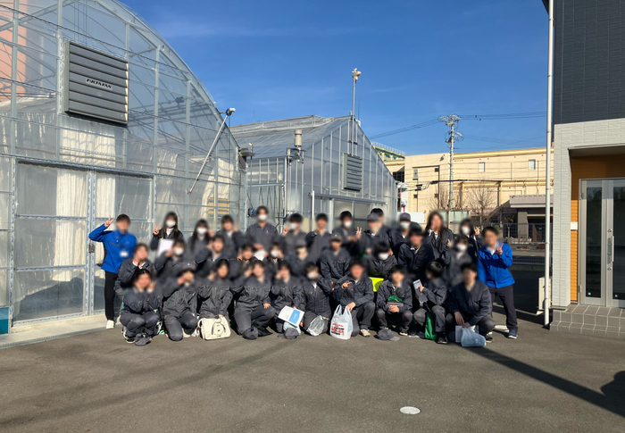 加茂農林高校見学の様子