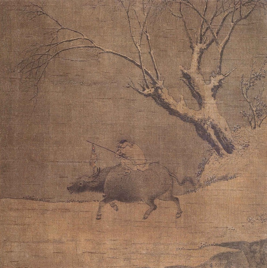 国宝「雪中帰牧図」李迪筆(大和文華館蔵)