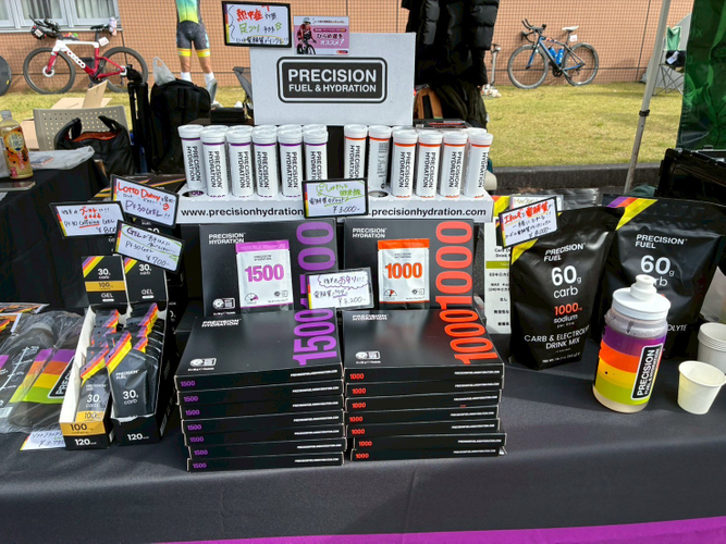 電解質ドリンク「Precision Fuel & Hydration」が出展