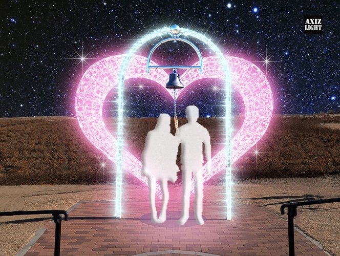 マリーゴールドの丘イルミネーション_AXIZ Light演出イメージ