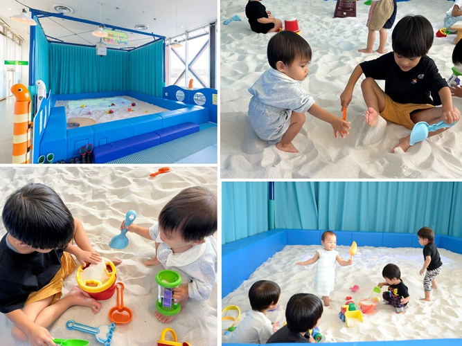 小さなお子さまも安心して遊ばせられると人気