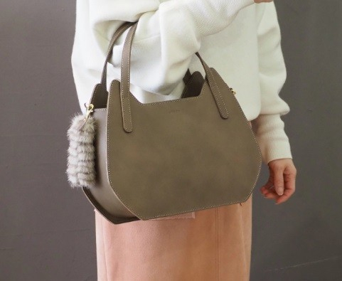 bri&gra 猫型トートバッグ 革製品