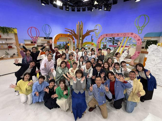 スタジオに"満点ファミリー"が大集結