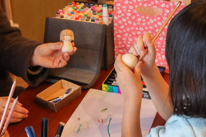 卯三郎こけし 絵付け体験