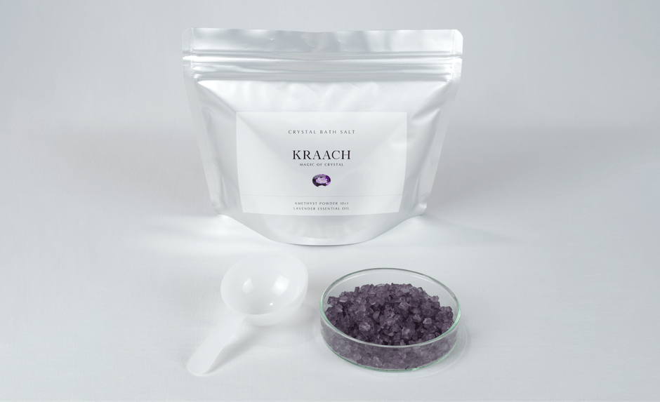 KRAACH クリスタルバスソルト アメジスト×ラベンダー *シャーレは付属しません