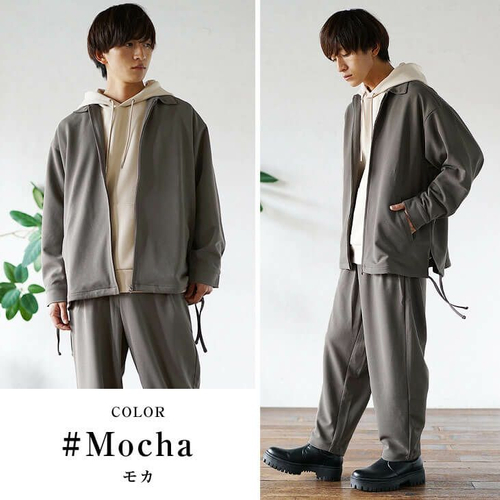 とろみブルゾンセットアップ