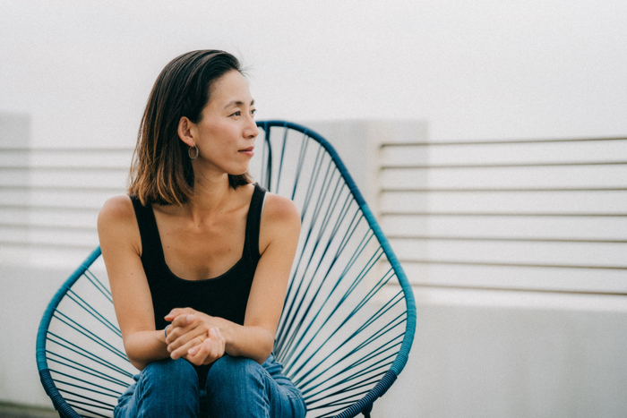 アカプルコチェア ベランダにて