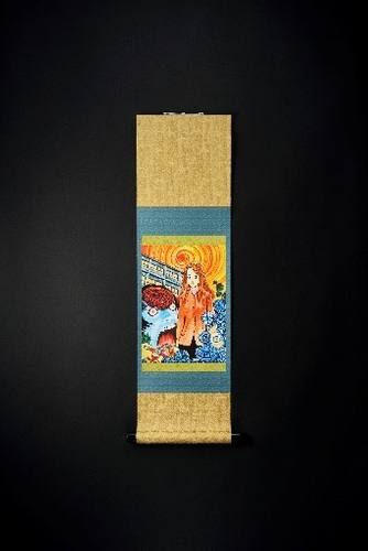 ミニ掛軸【伊藤潤二_うずまきA】