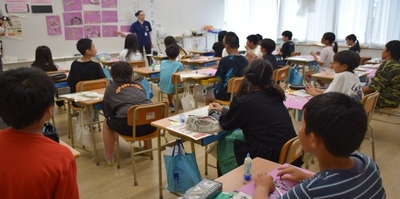 令和7年(2025年)9月に実施した出張講義の様子