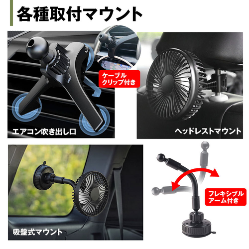 各種取付マウント説明