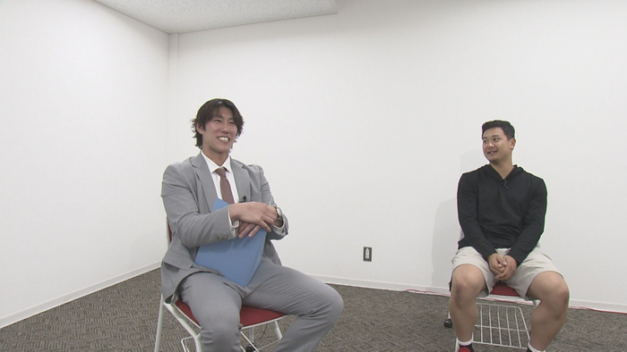 中田廉さん　森翔平投手（広島東洋カープ）