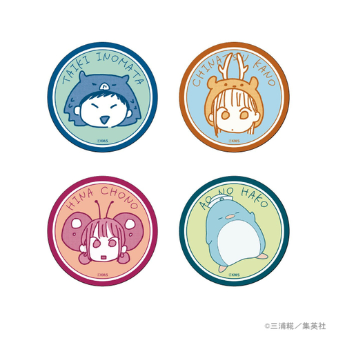 ダイカットステッカーセット <猪股・鹿野・蝶野・ケープくん> 880円