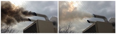 非常用ディーゼル発電機の黒煙・白煙発生状況