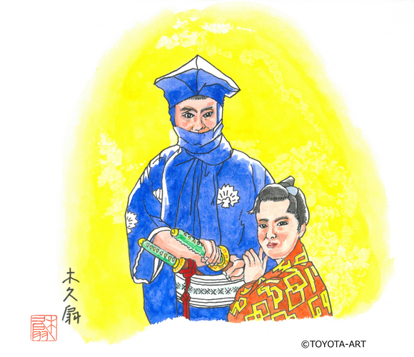 木久扇師匠直筆鞍馬天狗イラスト