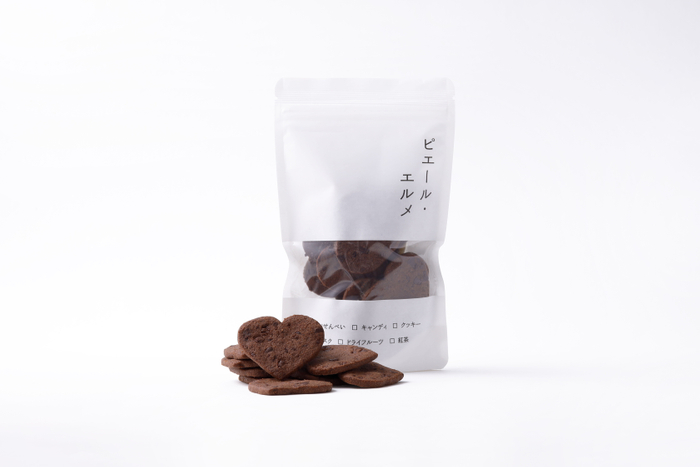ハートの形がバレンタインにぴったりな「チョコレートのクッキー」(1,080円)