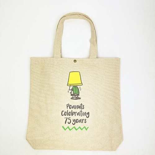 スヌーピー75thデザインのトートバッグ