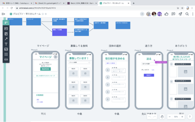 プロトタイピング画面