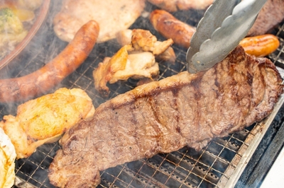 「グランピングリゾート Awaji」のBBQ