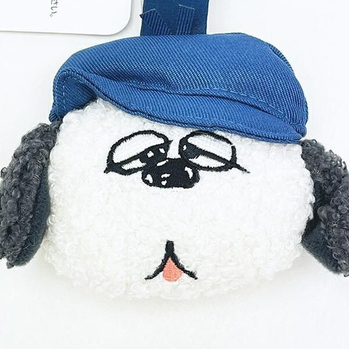 スヌーピーのフェイスタグマスコット