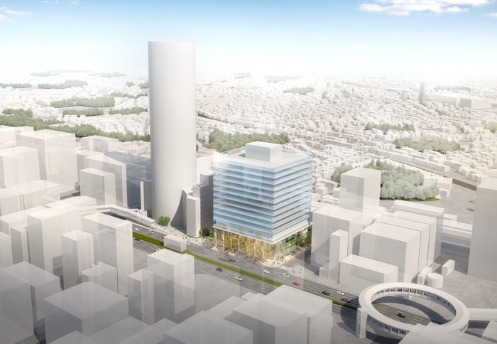 【完成イメージ】建設予定の新社屋