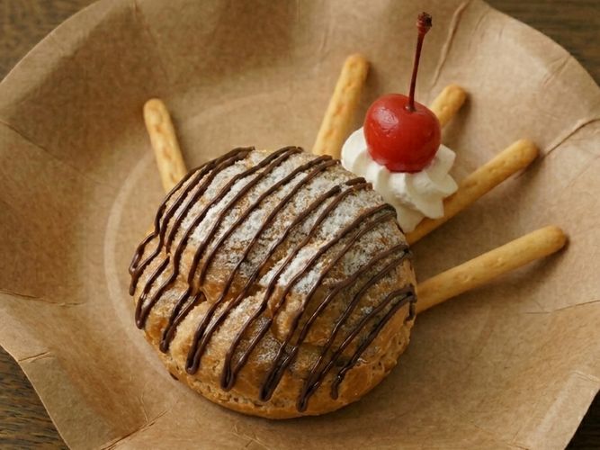 いやさかいやさか！テガソード様シュークリーム