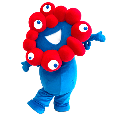 今年はミャクミャクも 登場し、万博PR！