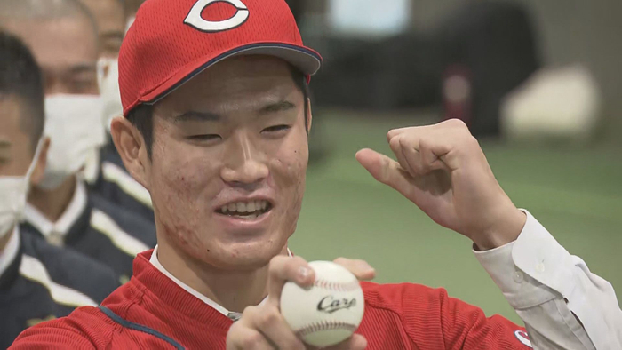 カープ・ドラフト1位指名 斉藤優汰選手