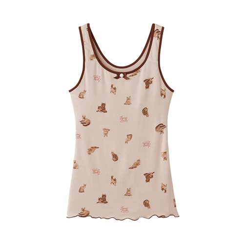 スモークピンク（ネコ柄）