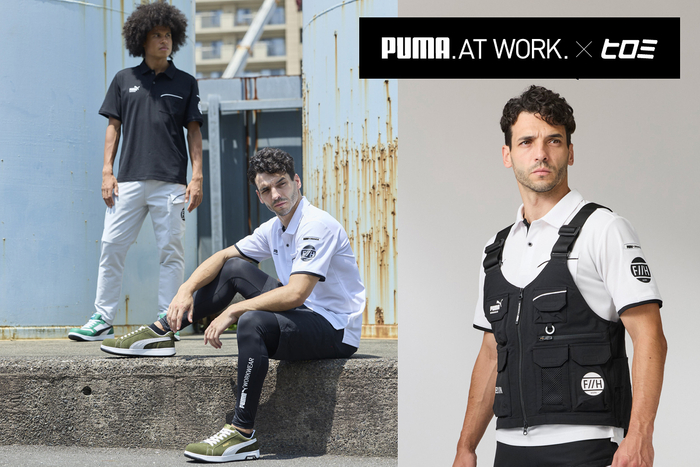 PUMA.AT WORK. &times; HIROMI　モデル着用画像