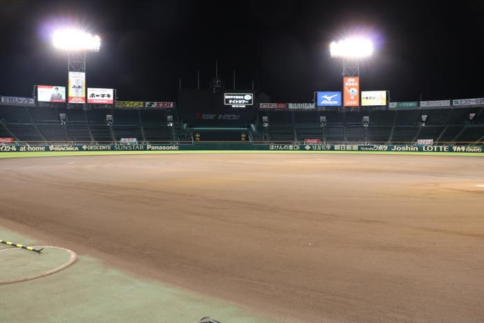 甲子園ナイターグラウンド見学※イメージ