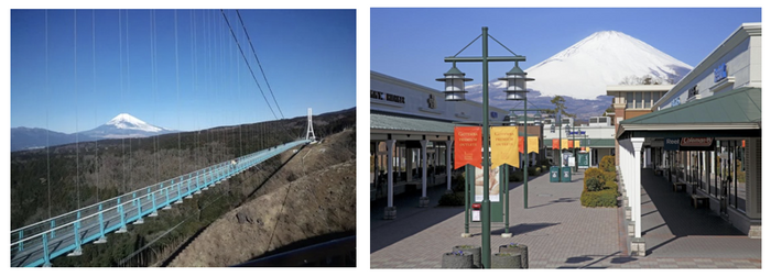 三島スカイウォークと御殿場アウトレット